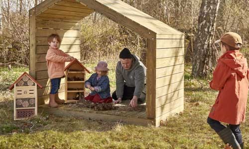 barn og insektshotell