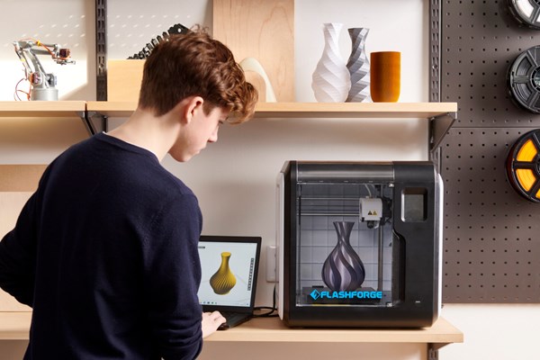 gutt og 3d-printer