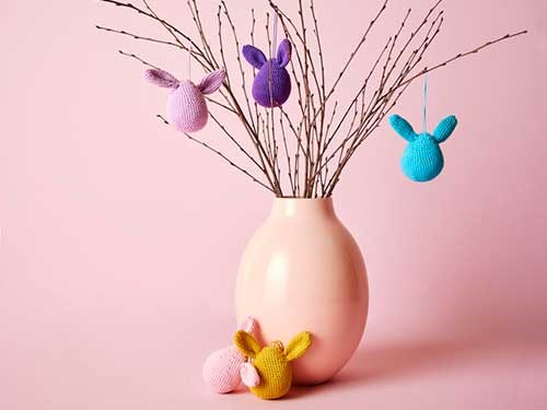 Heklede påskeharer