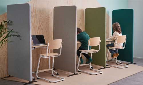 gulvskjermer skolepulter Image