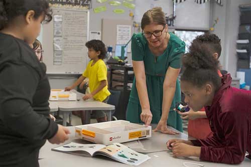 teacher and students Image